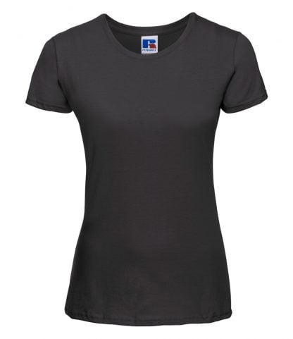 Russell Ladies Slim T-Shirt Black XL (155F BLK XL)