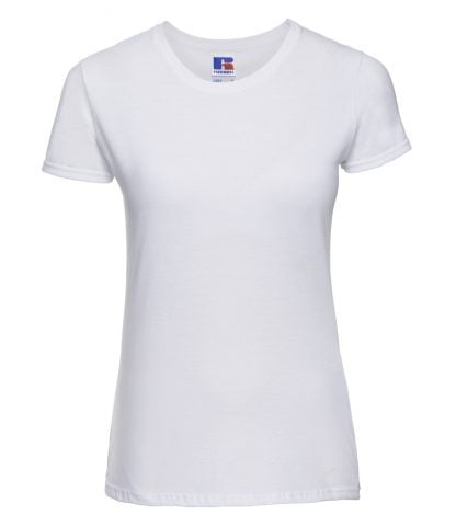 Russell Ladies Slim T-Shirt White XL (155F WHI XL)