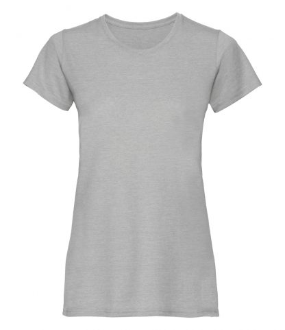 Russell Ladies Poly/Cotton HD T-Shirt Silver marl XXL (165F SVM XXL)