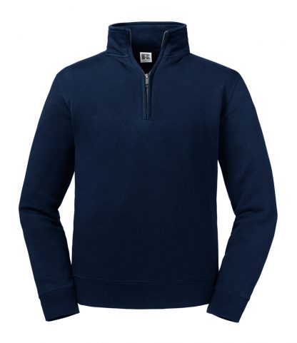 Russell Auth. 1/4 Zip Sweat French navy 4XL (270M FNA 4XL)