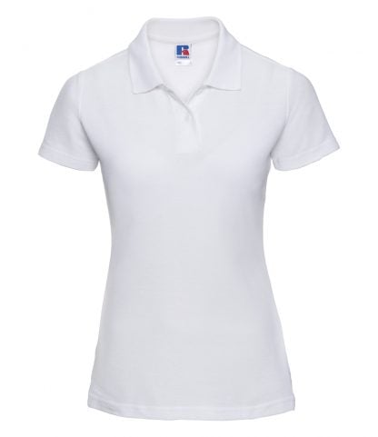 Russell Lds 65/35 Pique Polo White 18 (539F WHI 18)