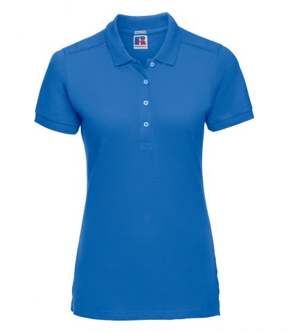Russell Ladies Stretch Polo Shirt Azure XXL (566F AZR XXL)