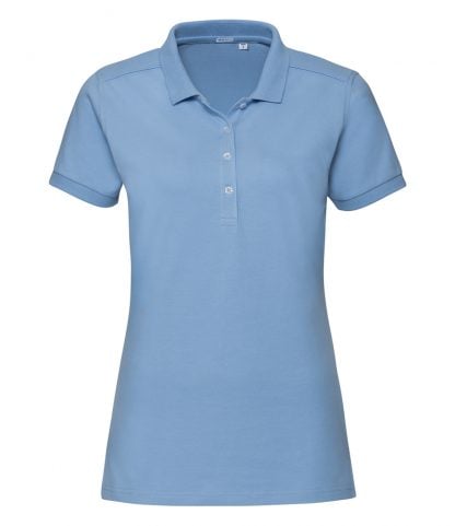 Russell Ladies Stretch Polo Shirt Sky blue XXL (566F SKY XXL)