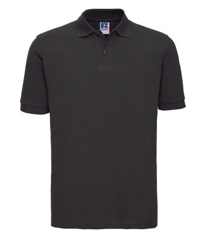 Russell Cotton Pique Polo Shirt Black 4XL (569M BLK 4XL)
