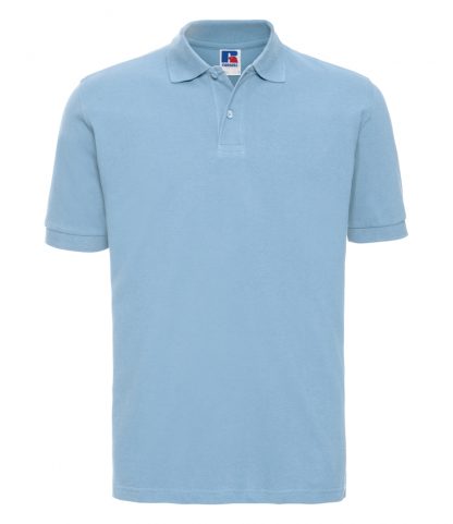 Russell Cotton Pique Polo Shirt Sky blue XXL (569M SKY XXL)