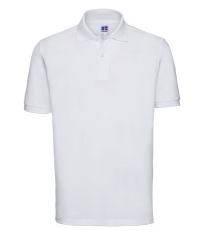 Russell Cotton Pique Polo Shirt White 4XL (569M WHI 4XL)