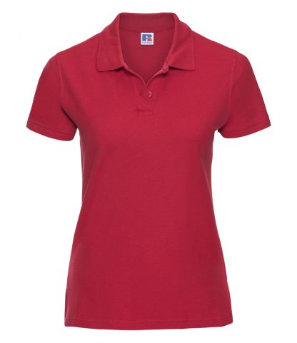 Russell Lds Ultimate Cotton Polo Shirt Classic Red XXL (577F CSR XXL)