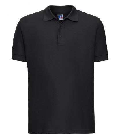 Russell Ultimate Cotton Polo Shirt Black 4XL (577M BLK 4XL)