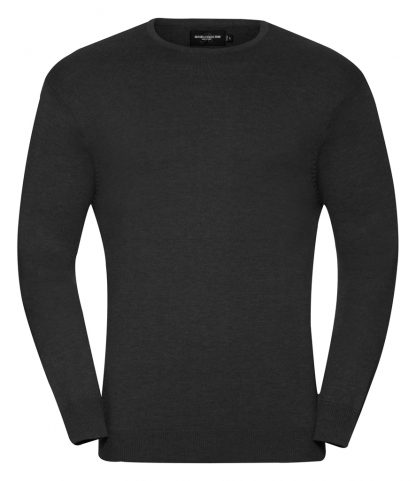Russell Crew Neck Sweater Black 4XL (717M BLK 4XL)