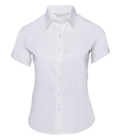 R Coll Lds S/S Twill Casual Shirt White XXL18 (917F WHI XXL18)