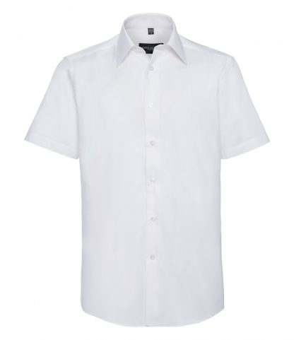 R Coll S/S Tailored Oxford Shirt White 19.5 (923M WHI 19.5)