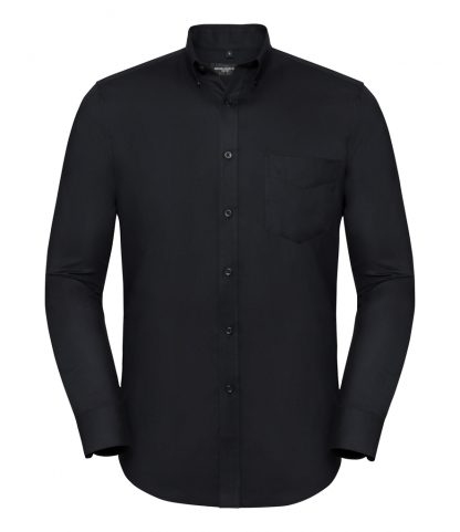 R Coll L/S Tailor. BDC Oxford Shirt Black 19.5 (928M BLK 19.5)