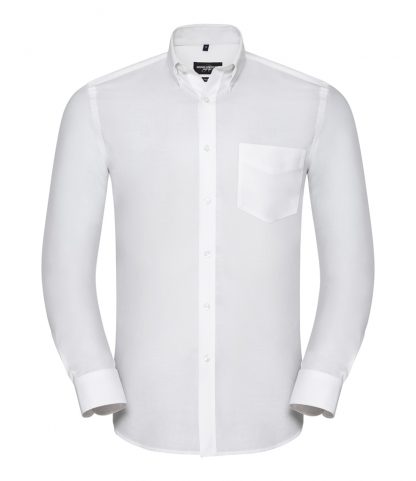 R Coll L/S Tailor. BDC Oxford Shirt White 19.5 (928M WHI 19.5)