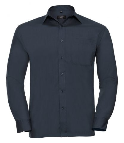 Russell L/S Poplin Shirt French navy 4XL (934M FNA 4XL)