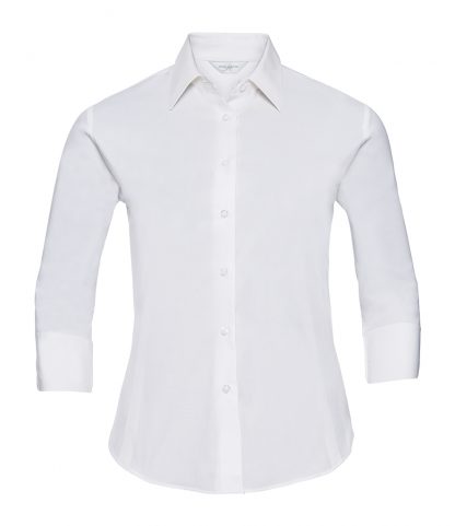 Russell Lds Ecare Fitted Shirt White XXL18 (946F WHI XXL18)