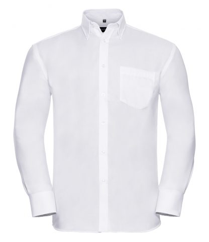 R Coll L/S Non Iron Shirt White 19.5 (956M WHI 19.5)
