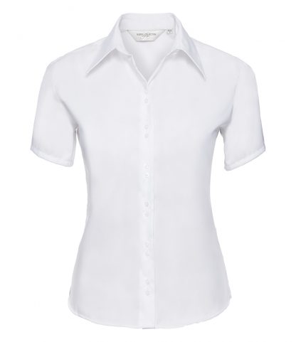 R Coll Lds S/S Non Iron Shirt White 4XL22 (957F WHI 4XL22)