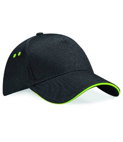 B/field Ultimate Cotton Cap Black/lime ONE (BB15C BK/LM ONE)