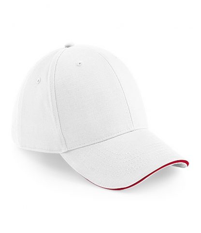 B/field Athleisure Cap white/cl. Red ONE (BB20 WH/CS ONE)