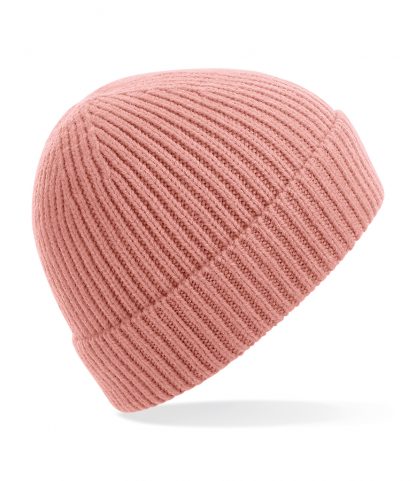 B/field Engineered Knit Ribbed Beanie Blush ONE (BB380 BSH ONE)