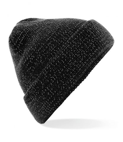 B/field Reflective Beanie Black ONE (BB407 BLK ONE)