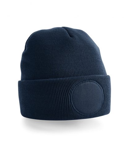 Beechfield Circular Patch Beanie French navy ONE (BB446 FNA ONE)