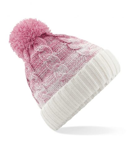 B/field Ombre Beanie Dusky pink/off whi. ONE (BB459 DP/OW ONE)