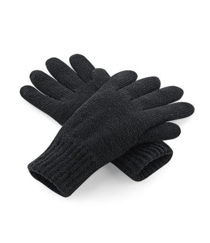 Beechfield Classic Thinsulate Gloves Black L/XL (BB495 BLK L/XL)