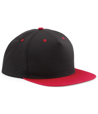 B/field 5 Panel Contrast Snapback Blk/cl. red ONE (BB610C BK/CS ONE)