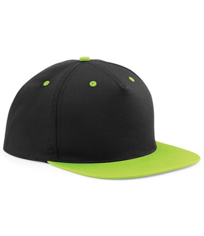 B/field 5 Panel Contrast Snapback Black/lime ONE (BB610C BK/LM ONE)