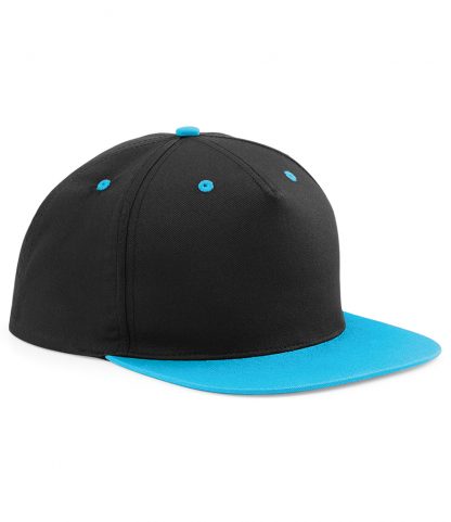 B/field 5 Panel Contrast Snapback Black/surf blue ONE (BB610C BK/SB ONE)