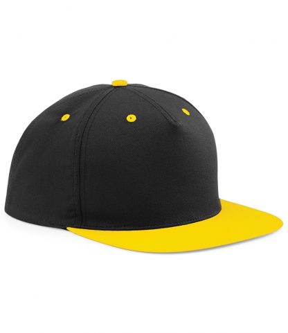 B/field 5 Panel Contrast Snapback Black/yellow ONE (BB610C BK/YL ONE)