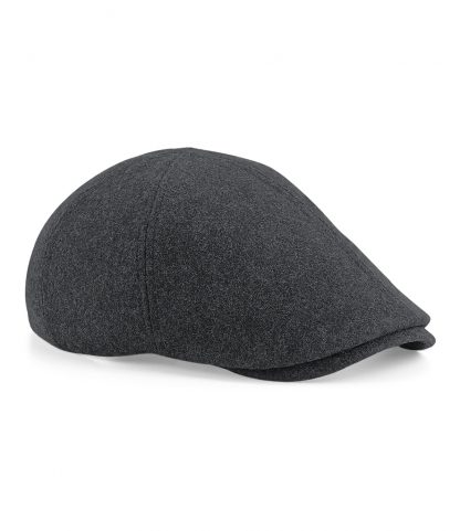 Beechfield Melton Wool Ivy Cap Charcoal marl ONE (BB623 CHM ONE)