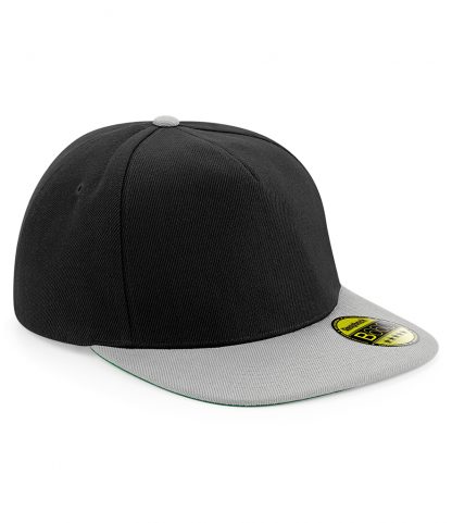 B/field Original Flat Peak Snapback Cap Black/grey ONE (BB660 BK/GY ONE)