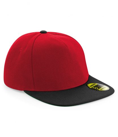 B/field Original Flat Peak Snapback Cap C Red/black ONE (BB660 CS/BK ONE)