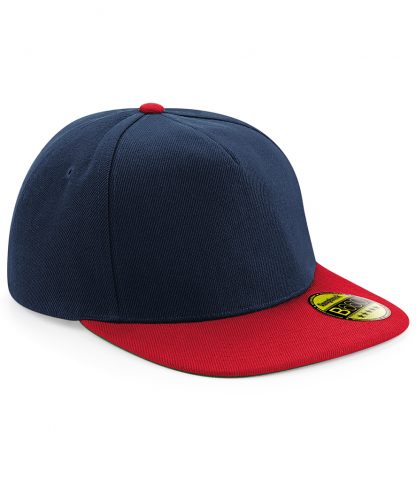 B/field Original Flat Peak Snapback Cap Navy/cl. Red ONE (BB660 NV/CS ONE)