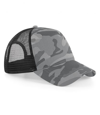 B/field Camo Snapback Trucker Cap Arctic Camo ONE (BB694 ACC ONE)