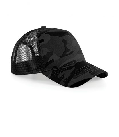 B/field Camo Snapback Trucker Cap Midnight camo ONE (BB694 MDC ONE)