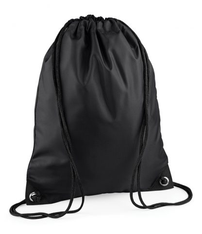BagBase Premium Gymsac Black ONE (BG10 BLK ONE)