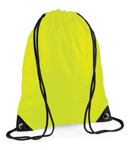 BagBase Premium Gymsac Fl. yellow ONE (BG10 FLY ONE)