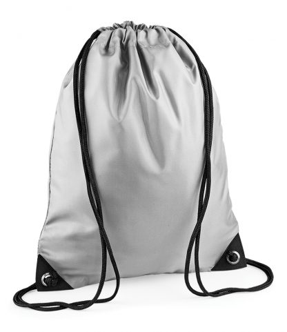 BagBase Premium Gymsac Silver ONE (BG10 SIL ONE)