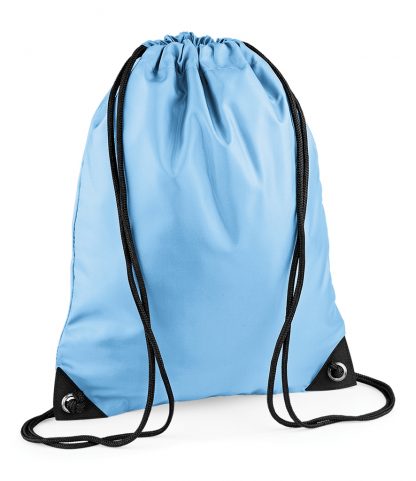 BagBase Premium Gymsac Sky blue ONE (BG10 SKY ONE)