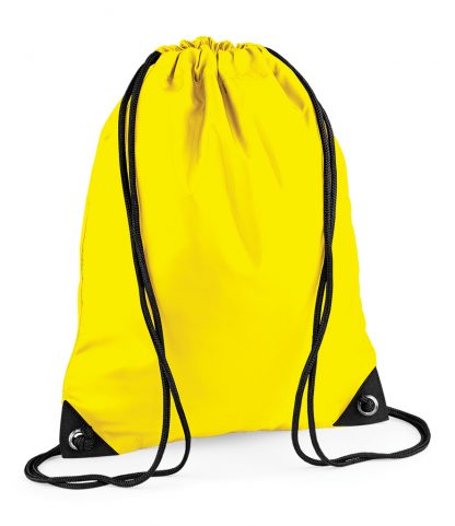 BagBase Premium Gymsac Yellow ONE (BG10 YEL ONE)