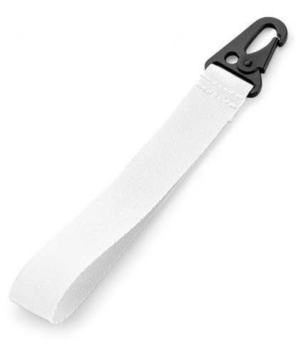 Bagbase Brandable Key Clip White ONE (BG100 WHI ONE)
