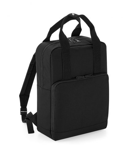 BagBase Twin Handle Backpack Black ONE (BG116 BLK ONE)