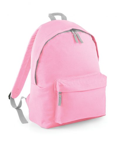 BagBase Kids Fashion Backpack Cl. pink/lt grey ONE (BG125B CP/LG ONE)