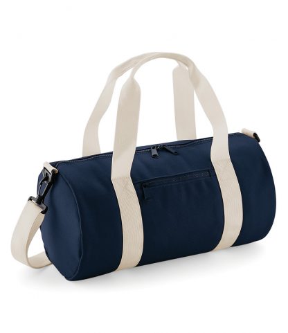 BagBase Mini Barrel Bag Fr. navy/off whi ONE (BG140S FN/OW ONE)