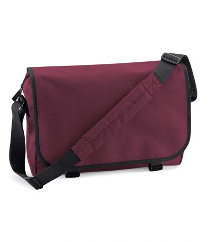 BagBase Messenger Bag Burgundy ONE (BG21 BUR ONE)