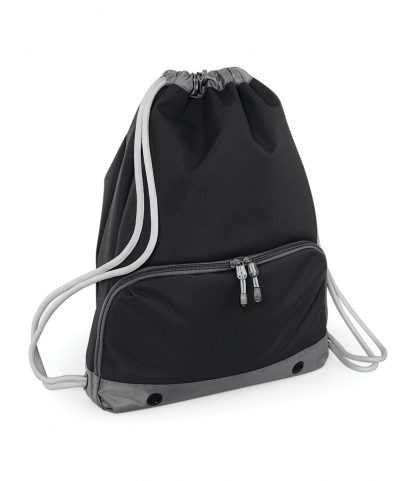 BagBase Athleisure Gymsac Black/graphite ONE (BG542 BK/GP ONE)
