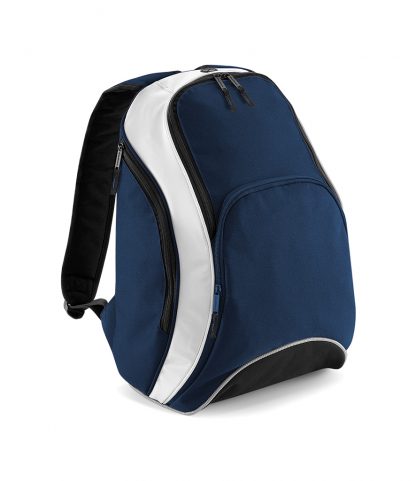 BagBase Teamwear Backpack F Navy/white ONE (BG571 FN/WH ONE)